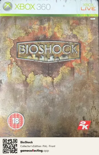 BioShock Xbox 360, PAL box front