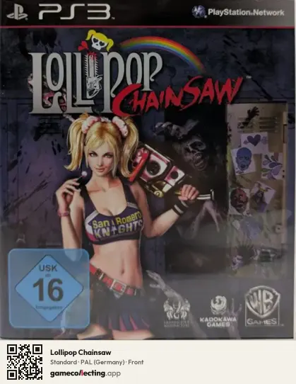 Lollipop Chainsaw PlayStation 3, Germany box front