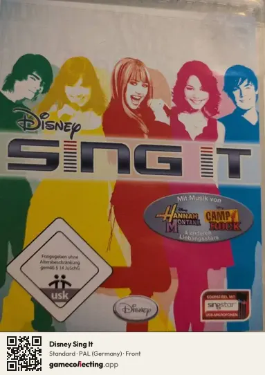 Disney Sing It PlayStation 3, Germany box front