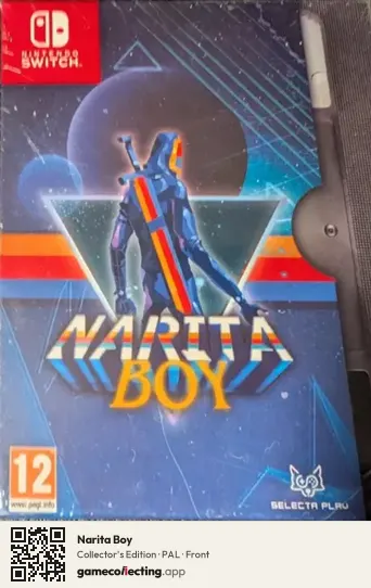 Narita Boy Nintendo Switch, PAL box front