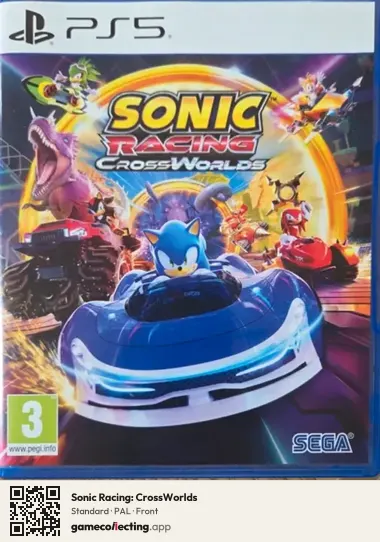 Sonic Racing: CrossWorlds PlayStation 5, PAL box front