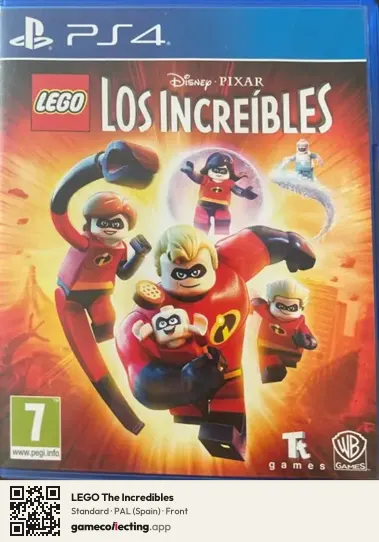 LEGO The Incredibles PlayStation 4, Spain box front