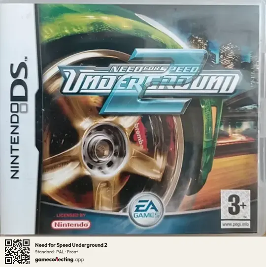 Need for Speed Underground 2 Nintendo DS, PAL box front