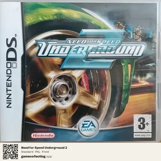 Need for Speed Underground 2 Nintendo DS, PAL box front