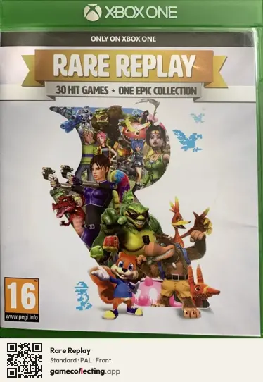 Rare Replay Xbox One, PAL box front
