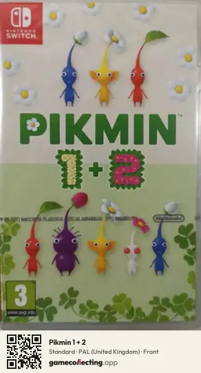 Pikmin 1 + 2 Nintendo Switch, United Kingdom box front