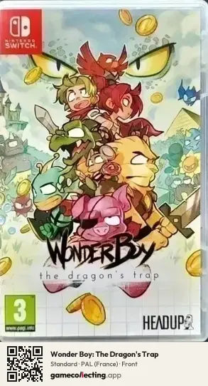 Wonder Boy: The Dragon's Trap Nintendo Switch, France box front
