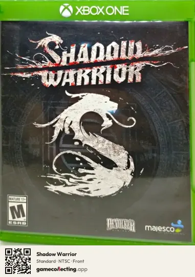 Shadow Warrior Xbox One, NTSC box front