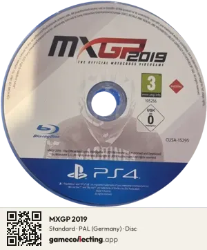 MXGP 2019 PlayStation 4, PAL disc