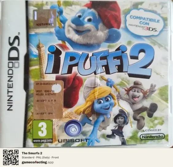 The Smurfs 2 Nintendo DS, Italy box front