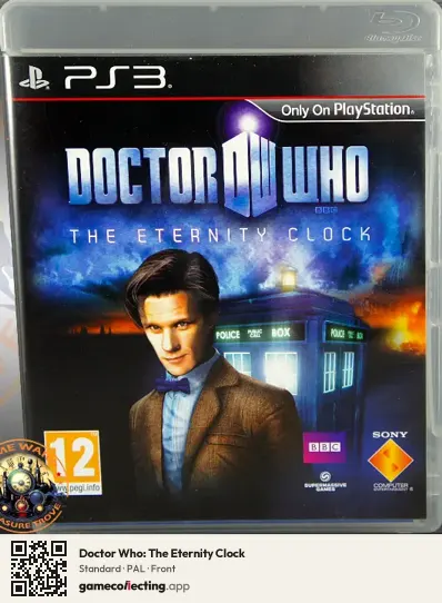 Doctor Who: The Eternity Clock PlayStation 3, PAL box front