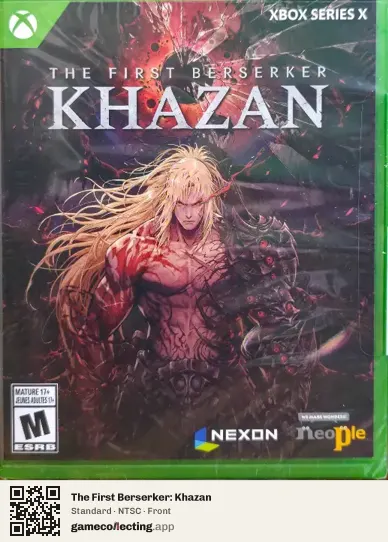 The First Berserker: Khazan Xbox Series X, NTSC box front