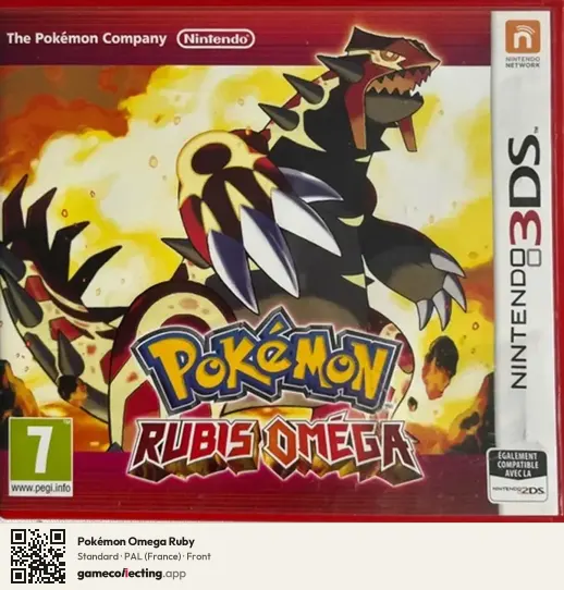Pokémon Omega Ruby Nintendo 3DS, France box front