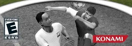 Pro Evolution Soccer 6, the ESRB box on its front