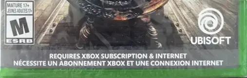 Skull and Bones, the ESRB box on its front