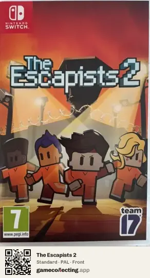 The Escapists 2 Nintendo Switch, PAL box front