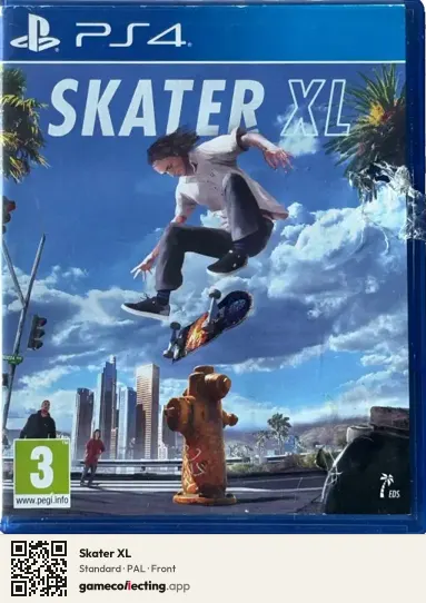 Skater XL PlayStation 4, PAL box front