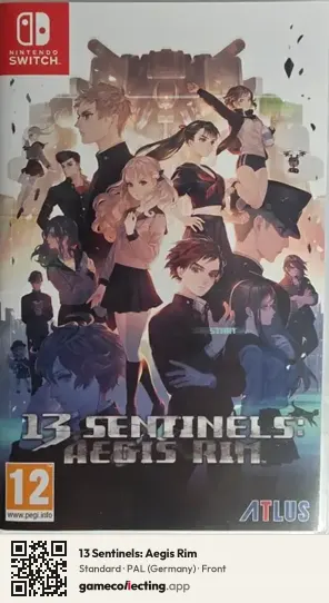 13 Sentinels: Aegis Rim Nintendo Switch, Germany box front