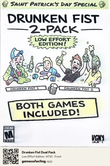 Drunken Fist Dual Pack PlayStation 5, NTSC box front
