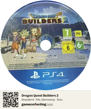 Dragon Quest Builders 2 PlayStation 4, PAL disc