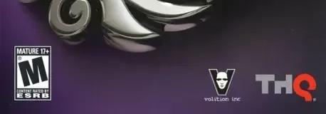 Saints Row: The Third, the ESRB box on its front