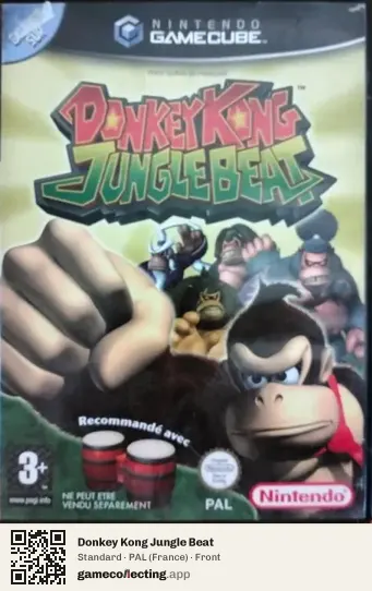 Donkey Kong Jungle Beat Nintendo GameCube, France box front