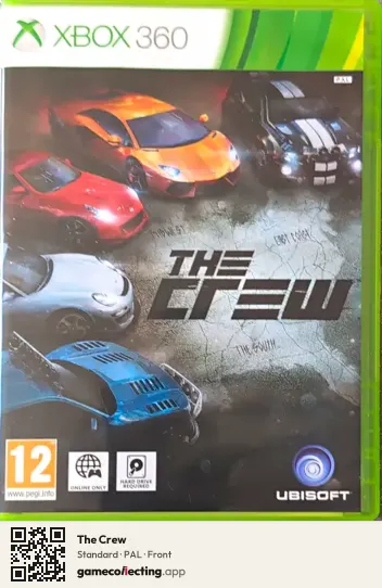 The Crew Xbox 360, PAL box front