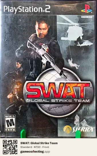 SWAT: Global Strike Team PlayStation 2, NTSC box front