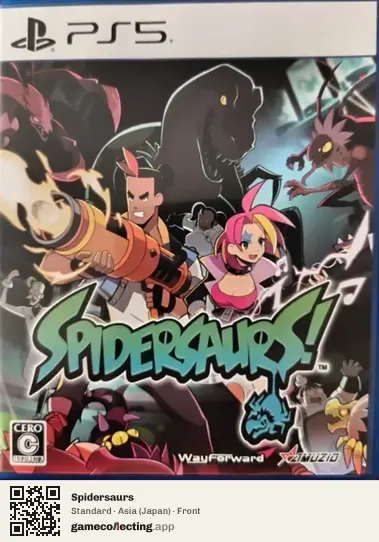 Spidersaurs PlayStation 5, Asia box front