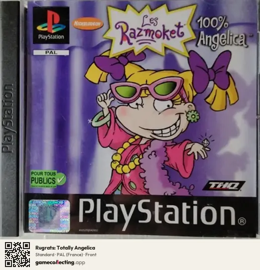 Rugrats: Totally Angelica PlayStation, France box front