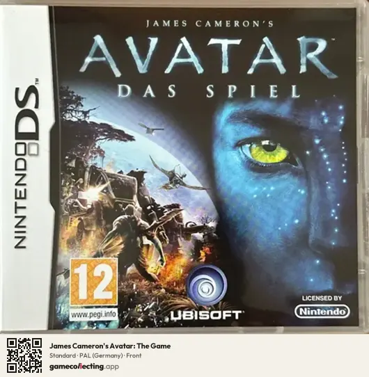 James Cameron's Avatar: The Game Nintendo DS, Germany box front