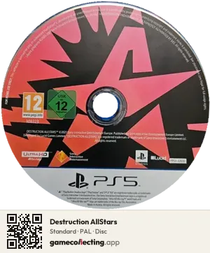 Destruction AllStars PlayStation 5, PAL disc