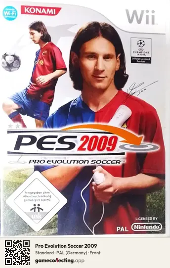 Pro Evolution Soccer 2009 Nintendo Wii, Germany box front