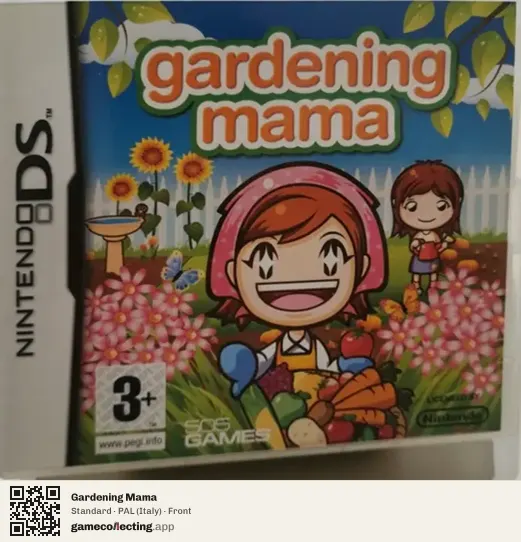 Gardening Mama Nintendo DS, Italy box front