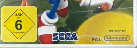 Sega Superstars Tennis, the USK square on its front