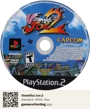 Viewtiful Joe 2 PlayStation 2, NTSC disc