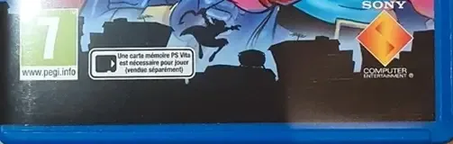 Sly Cooper Collection, the PEGI square on its front