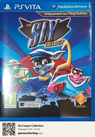 Sly Cooper Collection PlayStation Vita, PAL box front