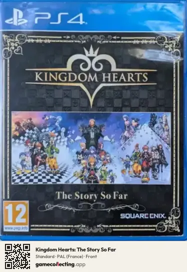 Kingdom Hearts: The Story So Far PlayStation 4, France box front