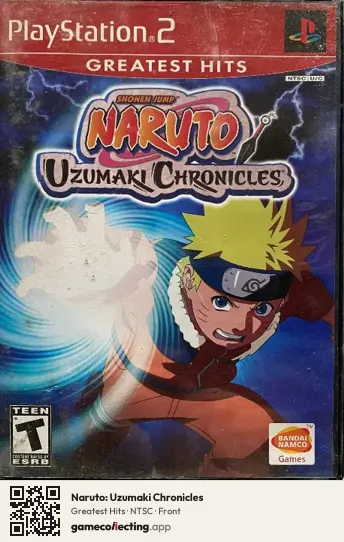 Naruto: Uzumaki Chronicles PlayStation 2, NTSC box front