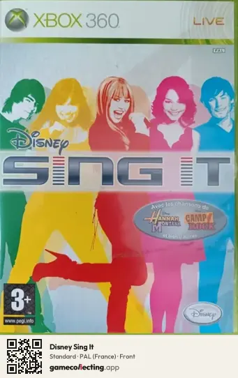 Disney Sing It Xbox 360, France box front