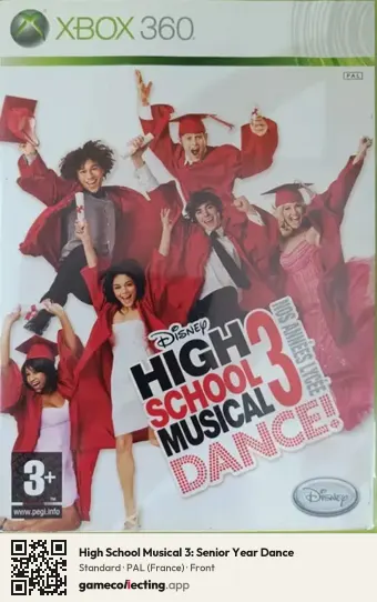 High School Musical 3: Senior Year Dance Xbox 360, France box front