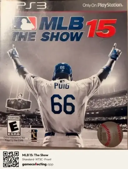 MLB 15: The Show PlayStation 3, NTSC box front