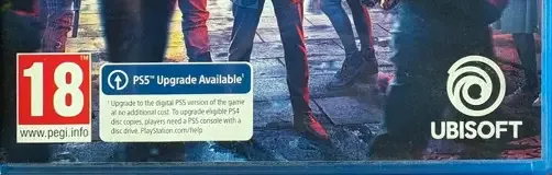 Watch Dogs: Legion, the PEGI square on its front