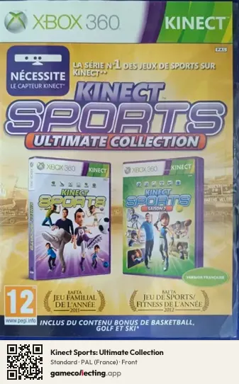 Kinect Sports: Ultimate Collection Xbox 360, France box front