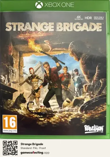 Strange Brigade Xbox One, PAL box front