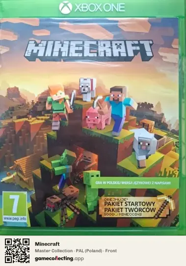 Minecraft Xbox One, Poland box front