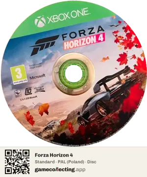Forza Horizon 4 Xbox One, PAL disc