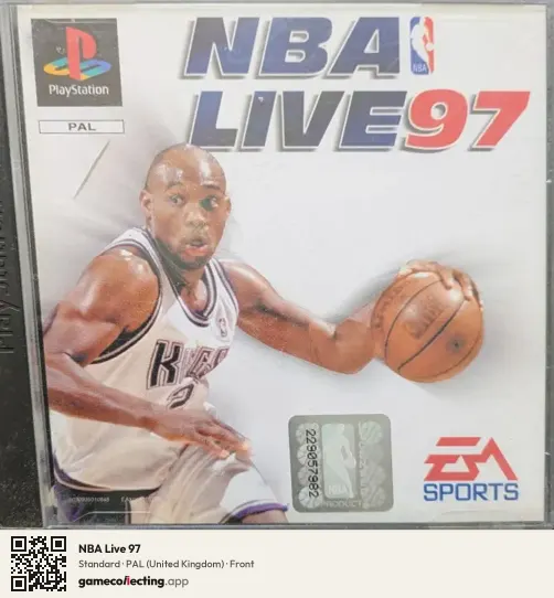 NBA Live 97 PlayStation, United Kingdom box front