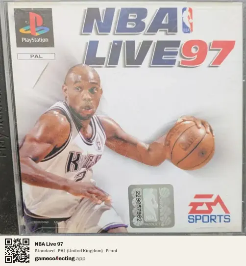 NBA Live 97 PlayStation, United Kingdom box front